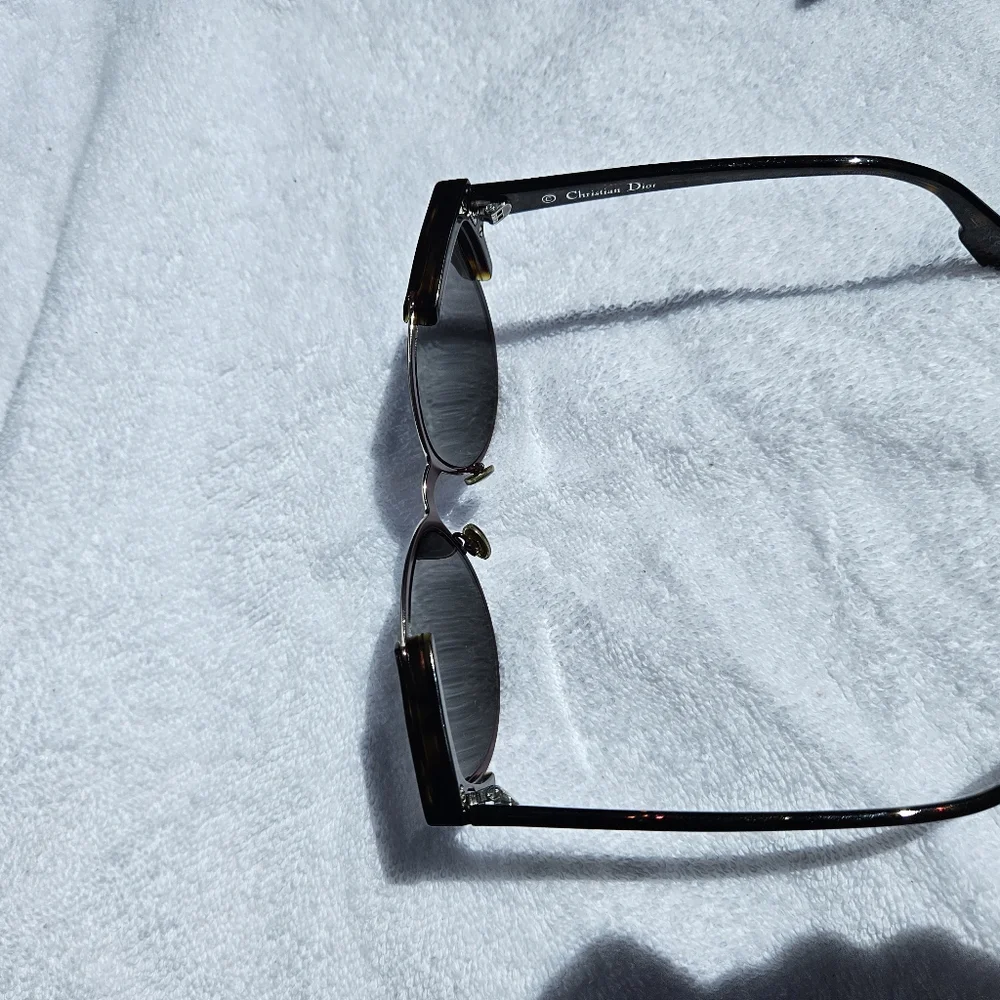 CHRISTIAN‎ DIOR WILDLY DIOR/S P7L-Y1 RED HAVANA/GRAY SUNGLASSES AUTHENTIC